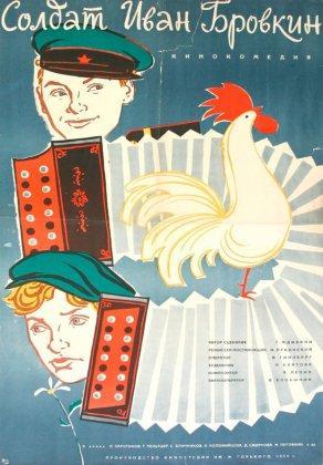 Солдат Иван Бровкин (1955) Постер
