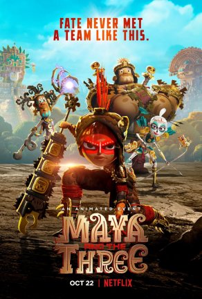 Майя и три воина (2021) Постер