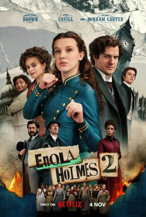 Энола Холмс 2 (2022) Постер
